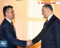 Igor Dodon s-a intalnit la Tighina cu liderul de la Tiraspol. Cei doi anunta ca discutiile au fost prietenoase - VIDEO