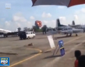 Spectacol cu sfarsit tragic in Thailanda. Un avion, care participa la un show aviatic s-a prabusit sub privirile spectatorilor - VIDEO