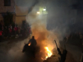 Galop prin flacari. Imagini demne de un film de actiune surprinse la un festival din Spania - VIDEO