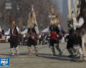 Explozie de culoare in orasul bulgar Pernik. Imbracati in costume populare si purtand masti de diferite forme si dimensiuni, oamenii au alungat spiritele rele - VIDEO
