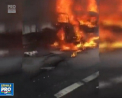 9 persoane si-au pierdut viata intr-un grav accident la Moscova. Un automobil si un microbuz s-au ciocnit violent - VIDEO