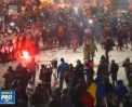 Mania si revolta romanilor s-a vazut in Piata Victoriei de la Bucuresti. Cel mai mare protest din ultimul sfert de secol s-a incheiat cu ciocniri intre politie si manifestanti - VIDEO