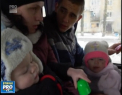 Odata cu reluarea luptelor in estul Ucrainei, zeci de familii si-au parasit locuintele: "Plecam din cauza razboiului" - VIDEO