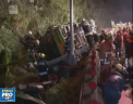 Un autocar plin cu turisti s-a rasturnat pe o autostrada din Taiwan: 32 de persoane au murit, iar 13 au fost ranite - VIDEO