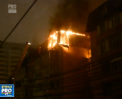 Incendiu puternic la un bloc de locuit din orasul Krasnodar: 25 de apartamente au fost facute scrum - VIDEO