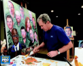 Isi dezvaluie fata ascunsa - cea de artist. George W. Bush, fostul presedinte american a realizat o serie de portrete ale soldatilor raniti in raboaiele din Irak sau Afganistan - VIDEO