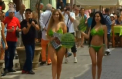 Costum bikini din frunze de salata au purtat cateva tinere din Cuba. Acestea au indemnat oamenii sa nu mai manance carne - VIDEO