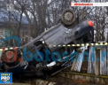 Cinci moldoveni, printre care si un copil, au ajuns la spital dupa ce masina in care se aflau s-a rasturnat pe o sosea din Romania - VIDEO