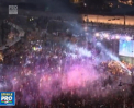 Cu muzica si focuri de artificii. Vezi cum au sarbatorit coreenii demisia presedintelui tarii - VIDEO