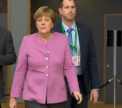 Prima intalnire intre Angela Merkel si Donald Trump. Vizita cancelarului german a fost intarziata 3 zile de puternica furtuna care a lovit SUA - VIDEO