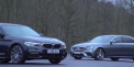 Batalia sedan-urilor de lux se da intre Mercedes si BMW. Cine castiga? - VIDEO 
