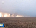 Incendiu masiv la cel mai mare depozit de munitie din Harkov. Aproape 20 de mii de ucraineni au fost evacuati - VIDEO