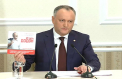 La 100 de zile de cand a fost investit in functia de presedinte, Igor Dodon sustine o conferinta de presa