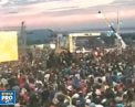 Momentul in care presedintele Venezuelei este huiduit si improscat cu oua in timpul unei parade militare - VIDEO