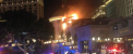 Acoperisul faimosului casino Bellagio din Las Vegas, curprins de flacari - VIDEO