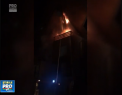 Un incendiu puternic a cuprins un hotel de cinci stele din statiunea Sinaia din Romania. Pompierii au reusit sa stinga incendiul dupa 4 ore - VIDEO