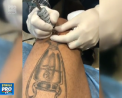 Marcelo, fundasul brazilian de la Real Madrid a castigat de curand al treilea trofeu Champions League si a decis sa imortalizeze  momentul cu un tatuaj - VIDEO