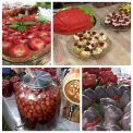 Clatite apetisante, jeleuri si chiar bauturi tari - toate din capsuni. Toate aceste delicii s-au regasit pe tarabele din Sadova la festivalul capsunilor - VIDEO