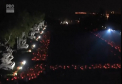 1418 lumanari au fost aprinse in centrul Moscovei, exact atatea zile a durat cel de-al Doilea Razboi Mondial: "Imi aduc aminte de bunicul meu, care a murit langa Harkov." - VIDEO