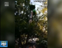 O adolescenta de 14 ani, la un pas de o nenorocire. A cazut de pe un carusel, iar la sol a fost prinsa de oameni - VIDEO