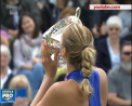 Dupa cateva luni de absenta, Petra Kvitova a cucerit primul trofeu. Tenismena ceha a castiga finala turneului de la Birmingham - VIDEO