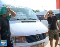 E din ce in ce mai cald. Soferii care lucreaza pe rutele de autobuz stau ca in niste cuptoare incinse in cabinele fara aer conditionat: "Sauna pe gratis" - VIDEO