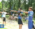 Oleg Lacutco si Alexandra Mirca s-au impus la o noua editie a Campionatului Moldovei de tir cu arcul - VIDEO