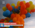 A incercat sa-si surprinda iubita si sa o ceara in casatorie intr-un mod inedit, insa surpriza a esuat. Ce a urmat dupa ce a prins de el o suta de baloane cu heliu - VIDEO