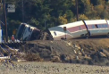 Clipe de groaza pentru pasagerii unui tren, in SUA. Garnitura cu 267 de oameni la bord a deraiat, iar zeci de persoane au fost ranite - VIDEO