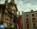 Cel mai celebru festival spaniol a inceput astazi la Pamploma. Mii de oameni din toate colturile lumii s-au imbulzit pentru a urmari cursele cu tauri - VIDEO