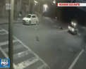 Imagini terifiante, surprinse intr-un oras din SUA. O camera de supraveghere a filmat cum 3 oameni au fost spulberati de un automobil - VIDEO
