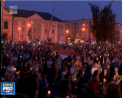 Protest de amploare in capitala Poloniei. Mii de oameni au aprins lumanari si au cantat imnul tarii, boicotand noua reforma judiciara - VIDEO