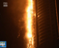 Noaptea alba pentru pompierii din Dubai. Una dintre cele mai inalte cladiri din lume, Torch Tower, a luat foc - VIDEO