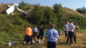 Un avion cu doua persoane la bord s-a prabusit in judetul Iasi - FOTO