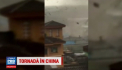 O tornada a ravasit un orasel din nord-estul Chinei