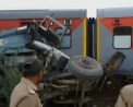 Un nou accident feroviar in India. Peste 70 de pasageri au fost raniti dupa ce trenul in care se aflau s-a lovit cu un camion pe sine - VIDEO