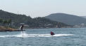 "Am facut-o si pe asta". Vlad Plahotniuc se lauda pe facebook ca poate manui flyboard-ul: "E mai stabil decat politica" - VIDEO