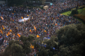 Miting anti-terorism la care participa si regele Spaniei, in Barcelona