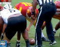 Moment emotionant la un meci de fotbal american in SUA. Un sportiv orb a debutat pentru echipa la care este suporter de o viata - VIDEO