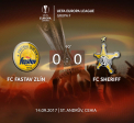 Primul punct dupa primul meci de la revenirea in grupele Europa League. Sheriff Tiraspol a remizat in deplasare contra formatiei FC Fastav Zlin, scor 0 la 0