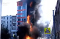 Un hotel cu zece etaje a luat foc, in Rostov-pe-Don. Peste 400 de oameni au fost evacuati. 75 de pompieri cu 22 de autospeciale au fost mobilizati pentru a stinge flacarile uriase - VIDEO