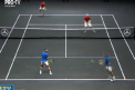 Rafael Nadal si Roger Federer au facut echipa la dublu in cadrul unui turneu de la  Praga. Acestia s-au impus in fata lui Sam Querrey si Jack Sock - VIDEO