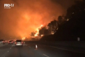 Un incendiu de padure ameninta sute de case din sudul Californiei. Aproape doua mii de oameni, evacuati de urgenta - VIDEO