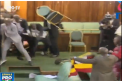 Haos in Parlamentul din Uganda. Deputatii si-au impartit pumni si s-au lovit cu scaune, intr-o sedinta in care era dezbatut un proiect de modificare a Constitutiei - VIDEO