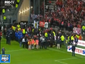 Incident la un meci de fotbal dintre doua echipe franceze: 29 de suporteri au fost raniti dupa ce un gard de protectie al tribunei s-a prabusit - VIDEO