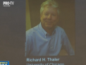 Ultimul Premiu Nobel din acest an, distinctia pentru economie, i-a fost  acordat americanului Richard Thaler. Acesta a realizat un studiu in psihologia proceselor decizionale in economie - VIDEO