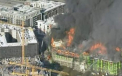 Incendiu devastator in SUA. Un zgarie-nori din San Francisco s-a prabusit partial dupa ce a luat foc