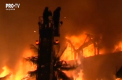Incendiu puternic la un hotel dintr-un oras din Myanmar. Un om a murit, iar doi au ajuns la spital - VIDEO