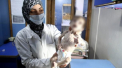 Imaginea tulburatoare a unui copil sever infometat in Siria. Pruncul cantarea mai putin de 2 kg