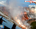 Atmosfera fermecatoare la un meci de fotbal din Argentina. Fanii echipei River Plate si-au incurajat favoritii printr-o coregrafie superba - VIDEO